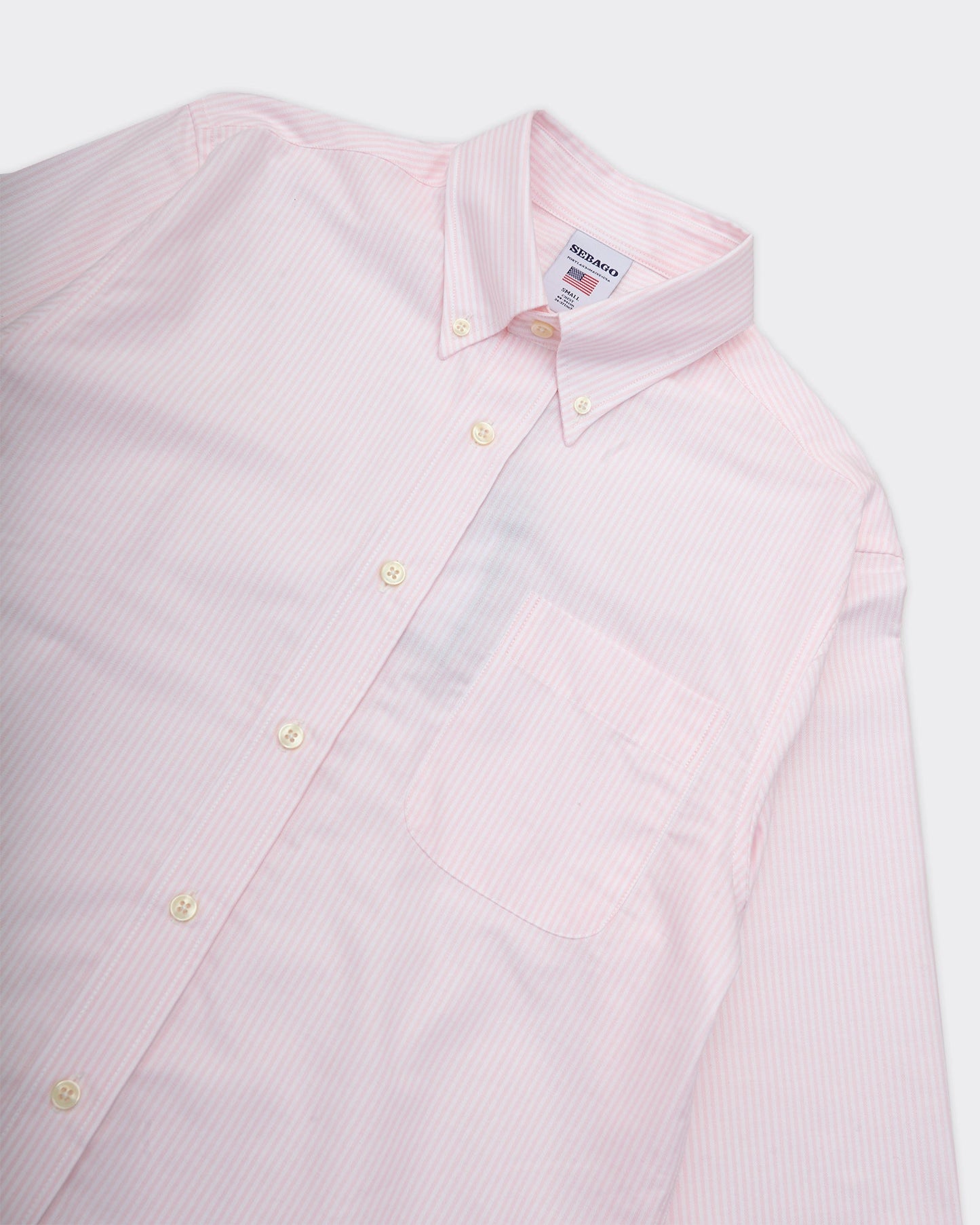 Camicia Doubling Stripes Rosa