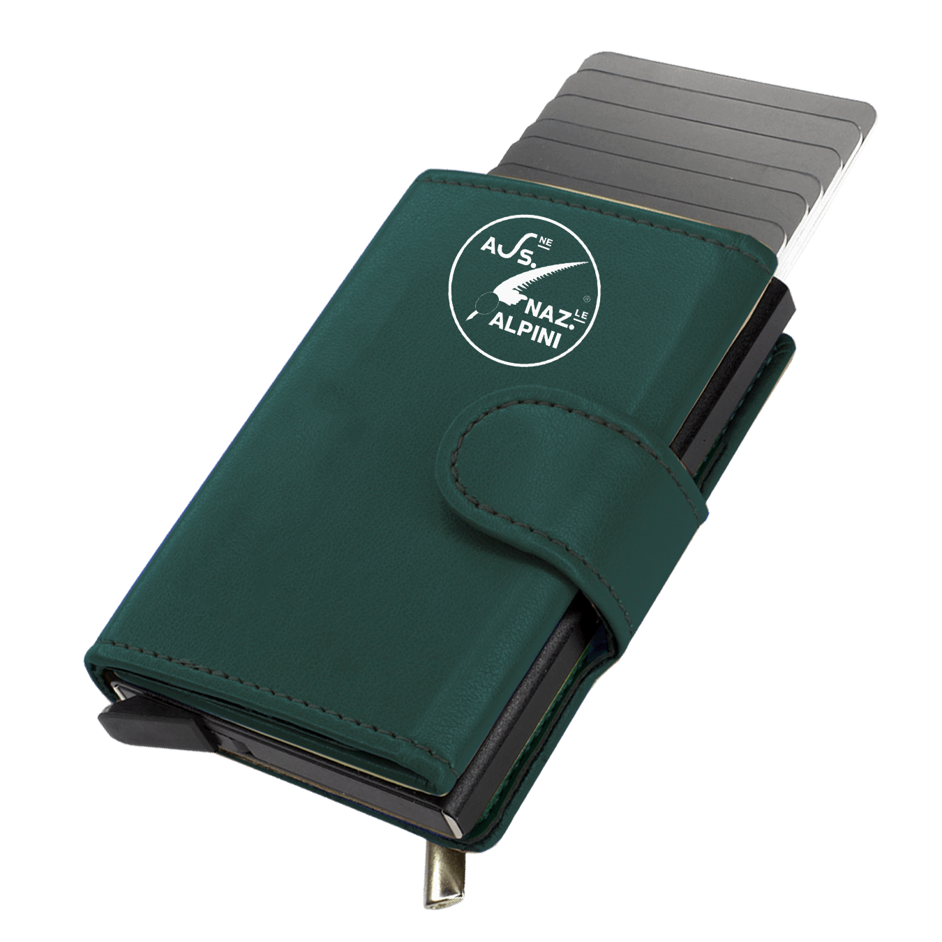 Portafoglio con tasca per monete logo ANA monocolore bianco