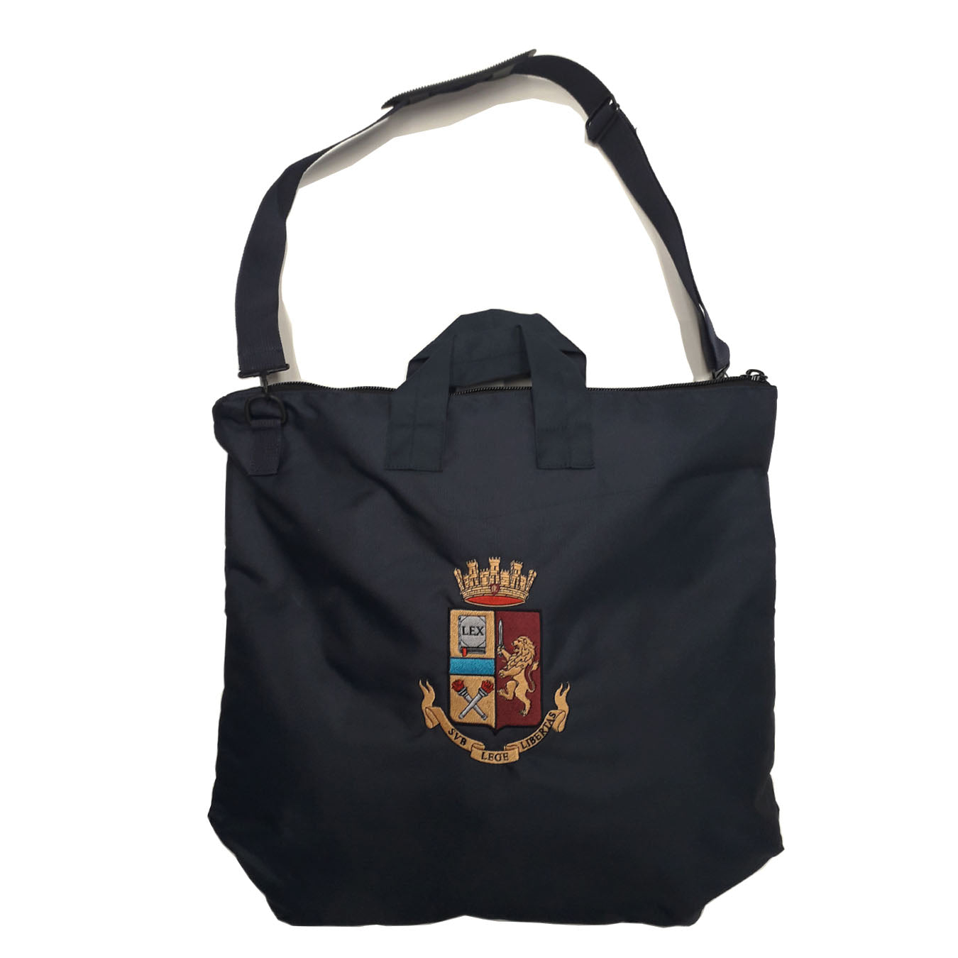Borsa portacasco/pc blu Polizia di Stato