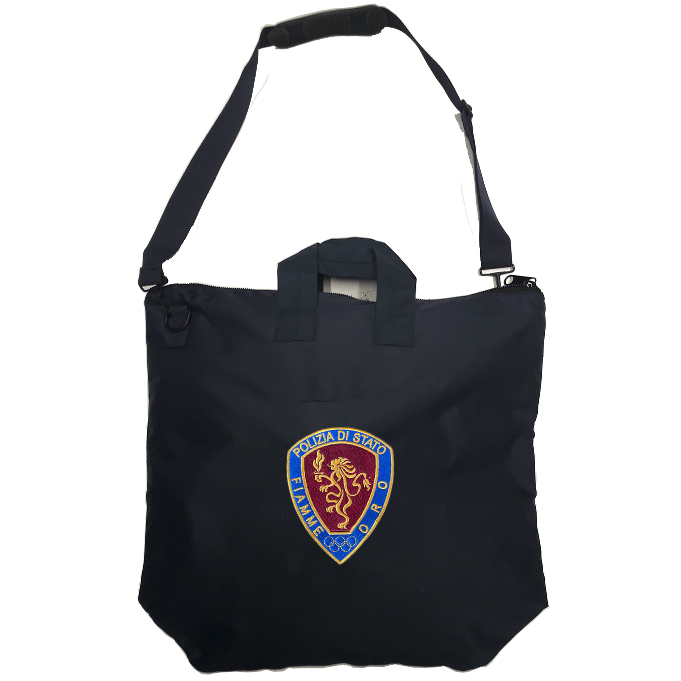 Borsa portacasco/pc blu Polizia di Stato