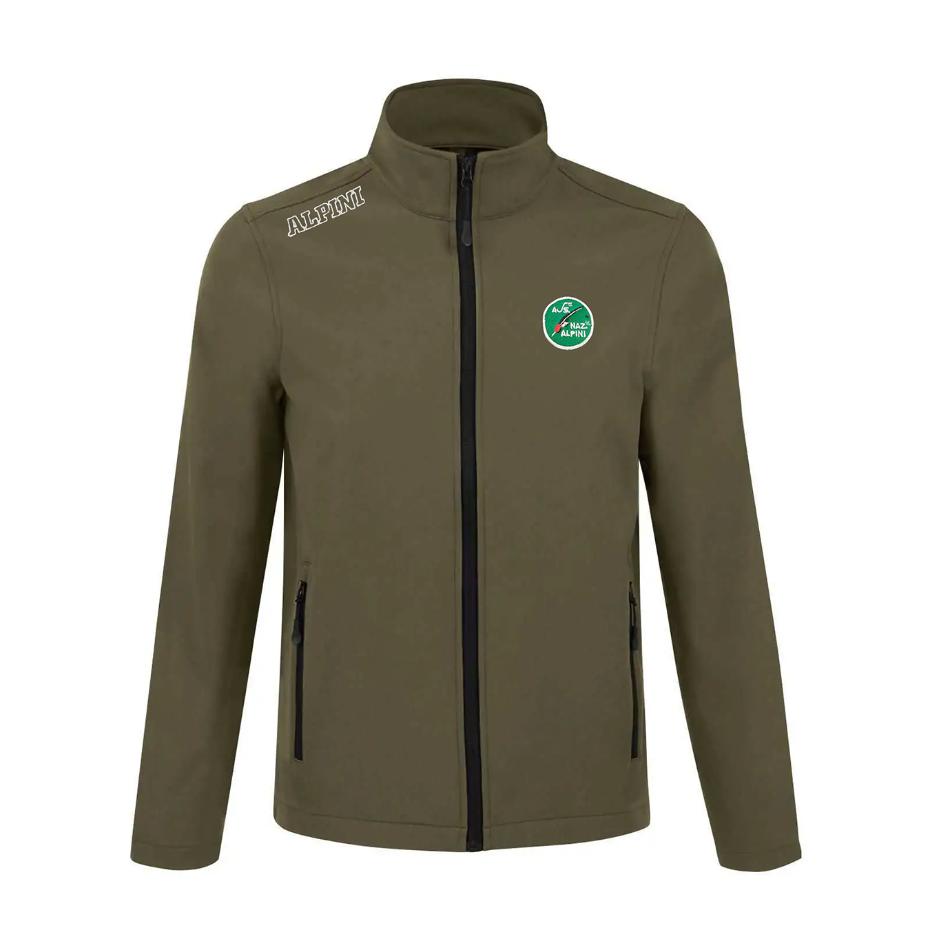 Giacca softshell verde militare Alpini ANA