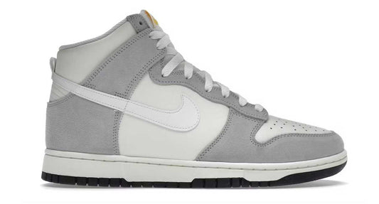 nike dunk high retro sail pure platinum black white
