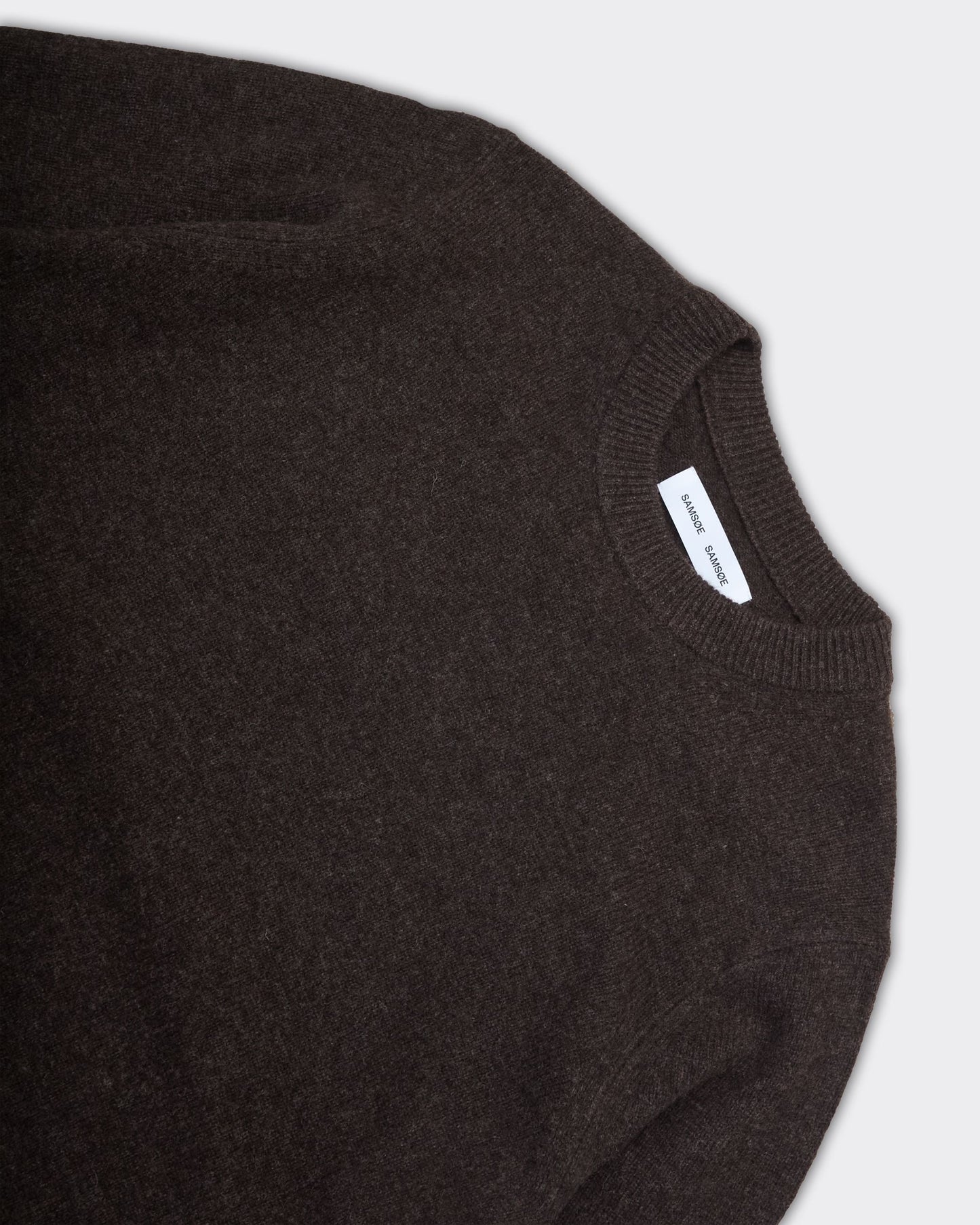 Maglione Knit Isak Marrone