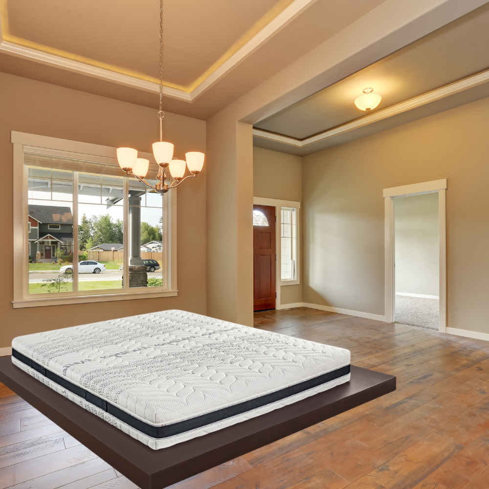 Materasso Memory a zone multi onda alto 23 cm con Waterlily, tessuto anallergico e antiacaro - COMFORT3