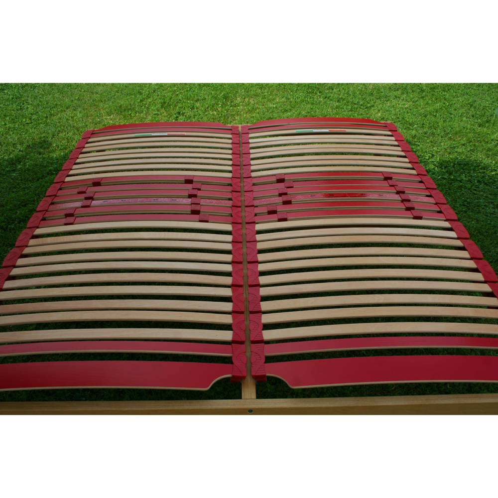 Rete a doghe universale in legno modello fissa con regolatori di rigidità e ammortizzatori alta 40 cm- Venere