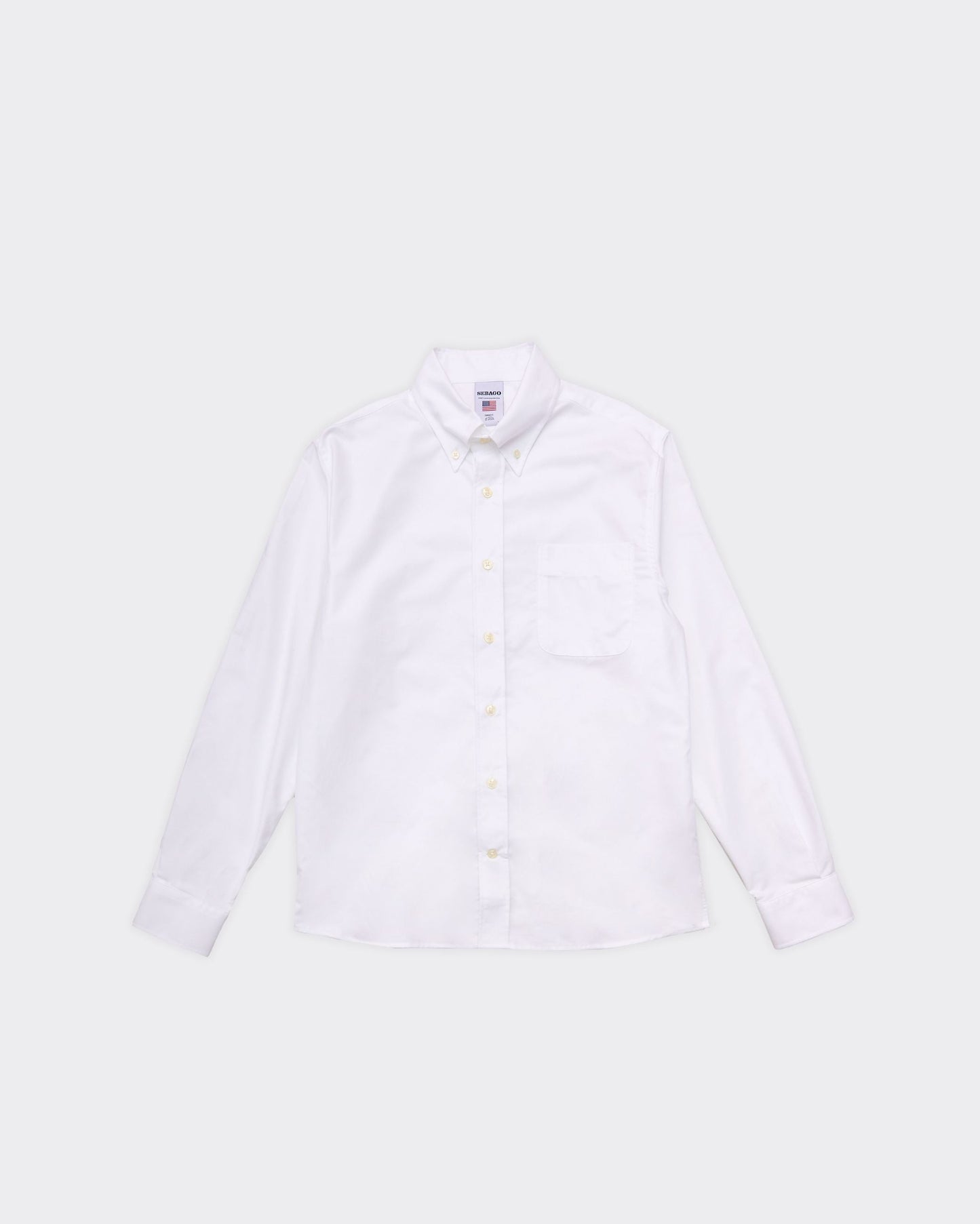 Camicia Whaleback Button Down Bianca