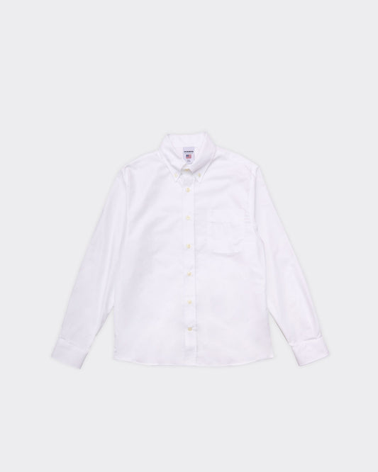 Camicia Whaleback Button Down Bianca
