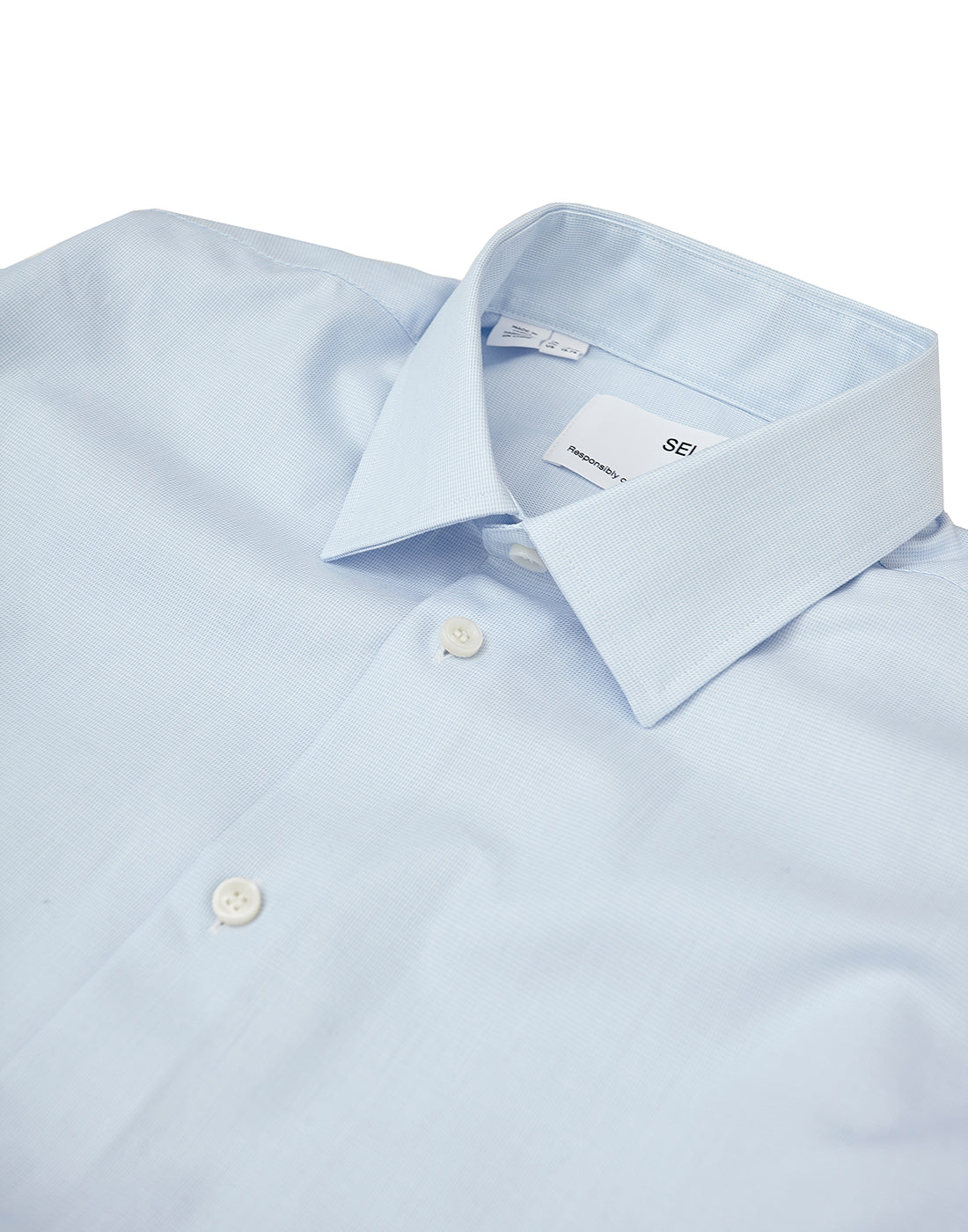 Camicia a maniche lunghe Ethan Azzurra