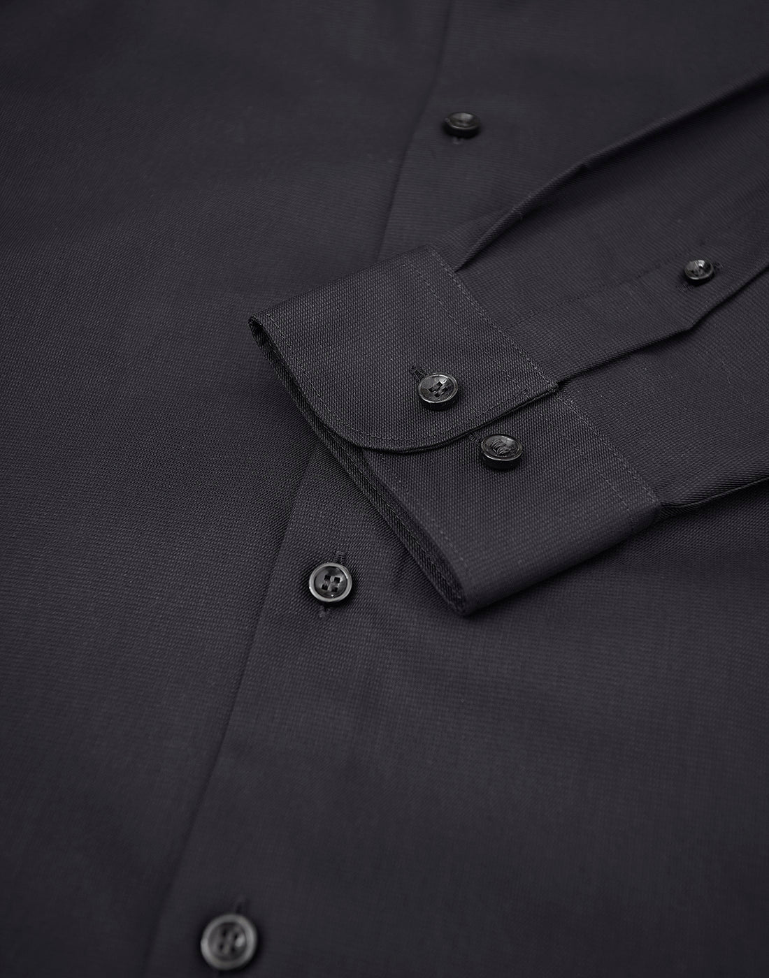 Camicia a maniche lunghe Ethan Nera