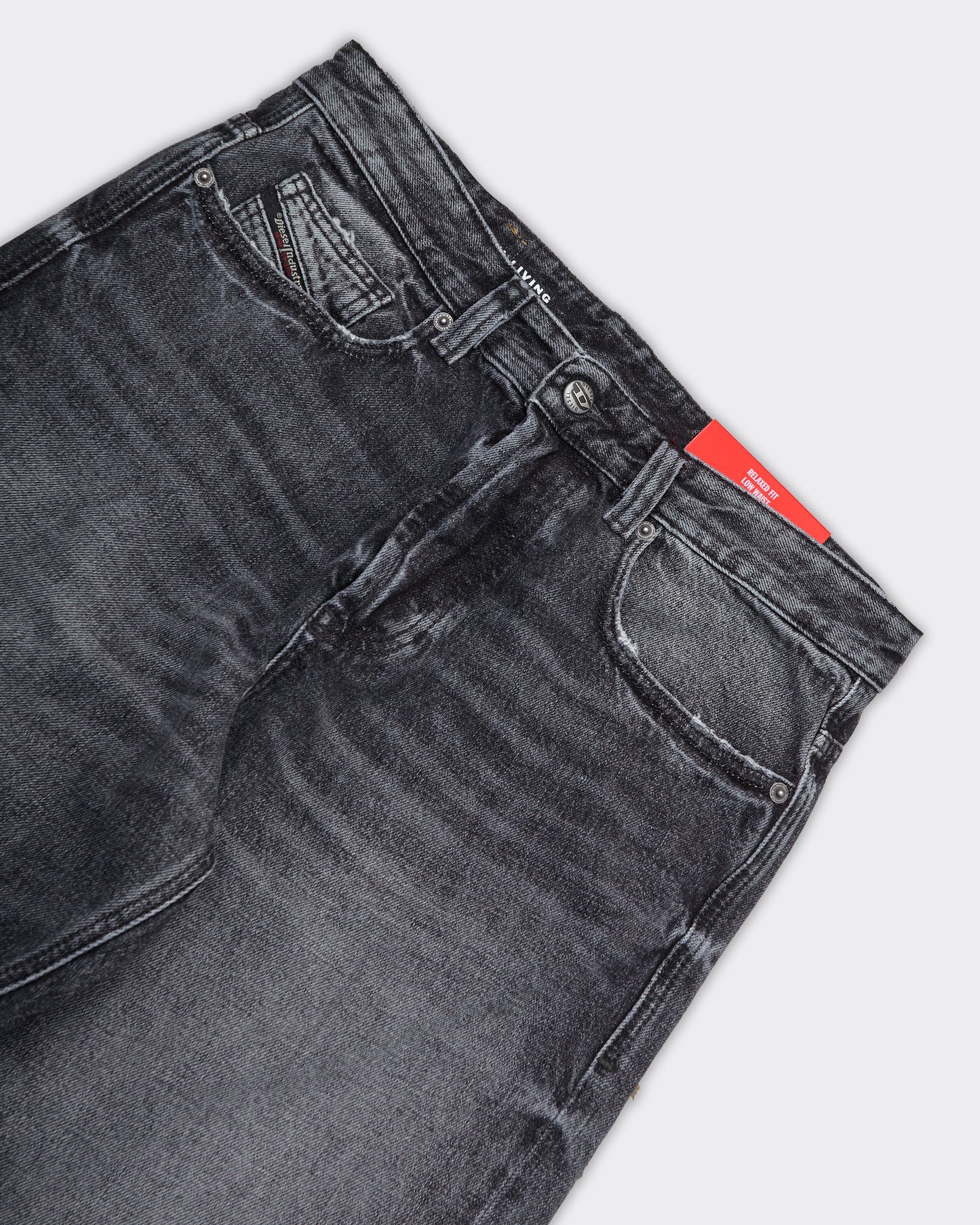 Jeans 2001 D-Macro Denim Nero