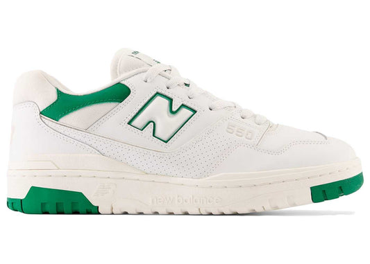 new balance 550 white classic green