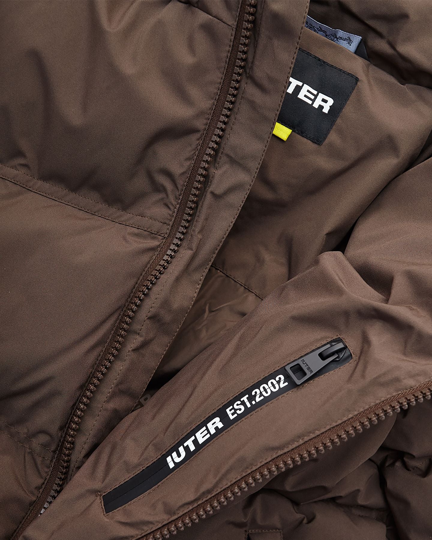 Giacca Puffer Marrone