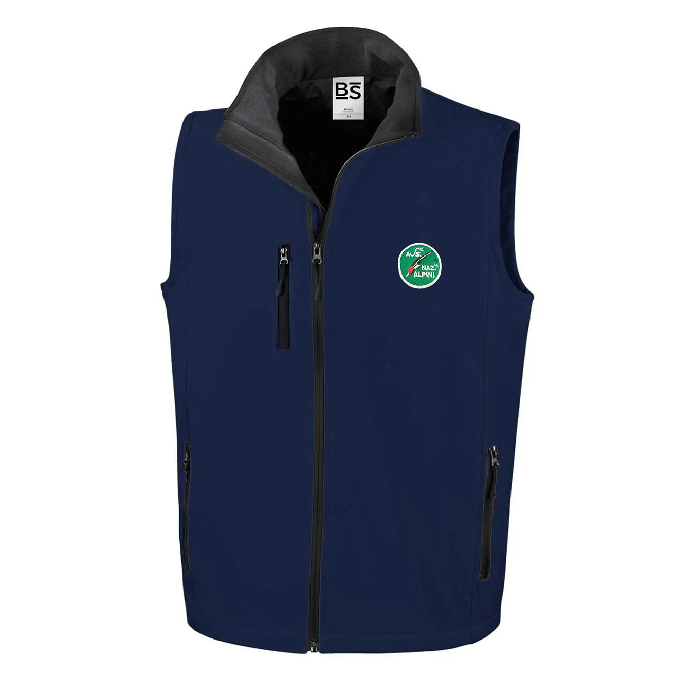 Gilet softshell blu militare Alpini ANA