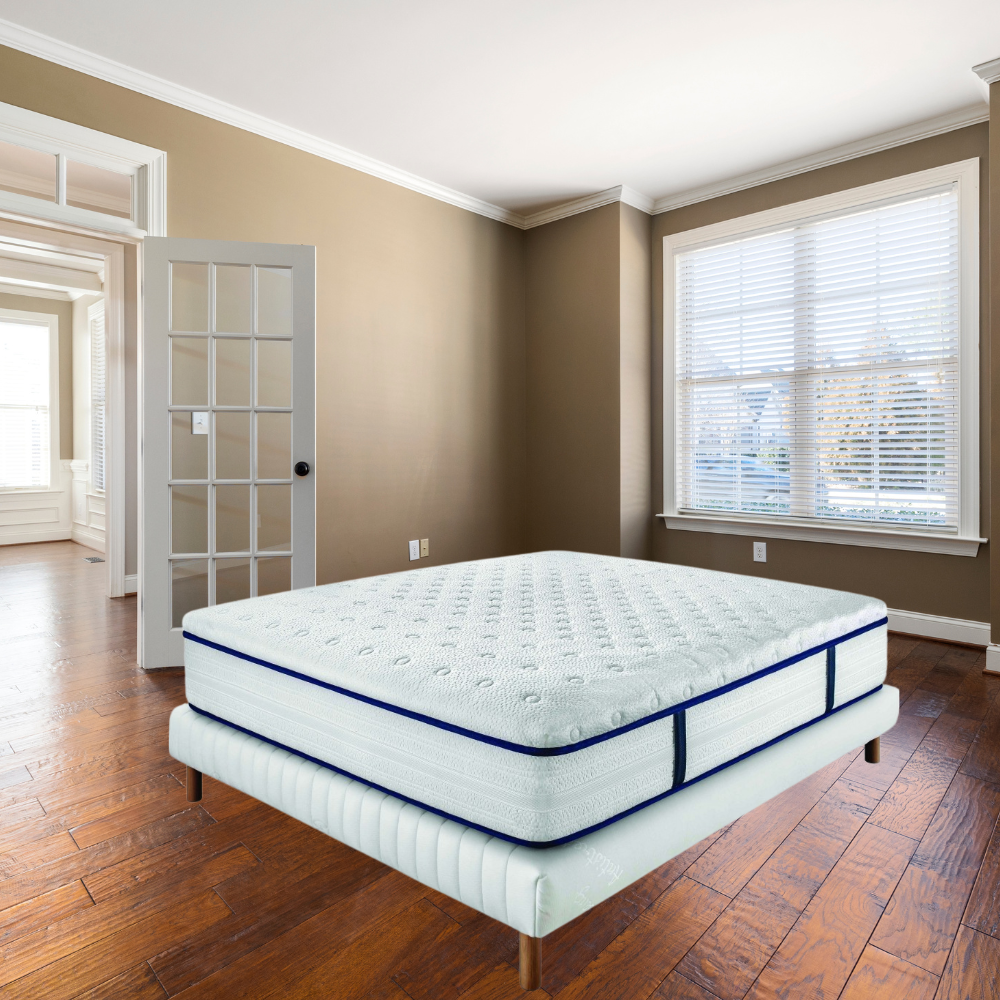 Materasso king size a molle insacchettate più Topper in memory removibile H35 cm - GIOVE