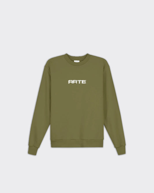 Crewneck Pixel Verde