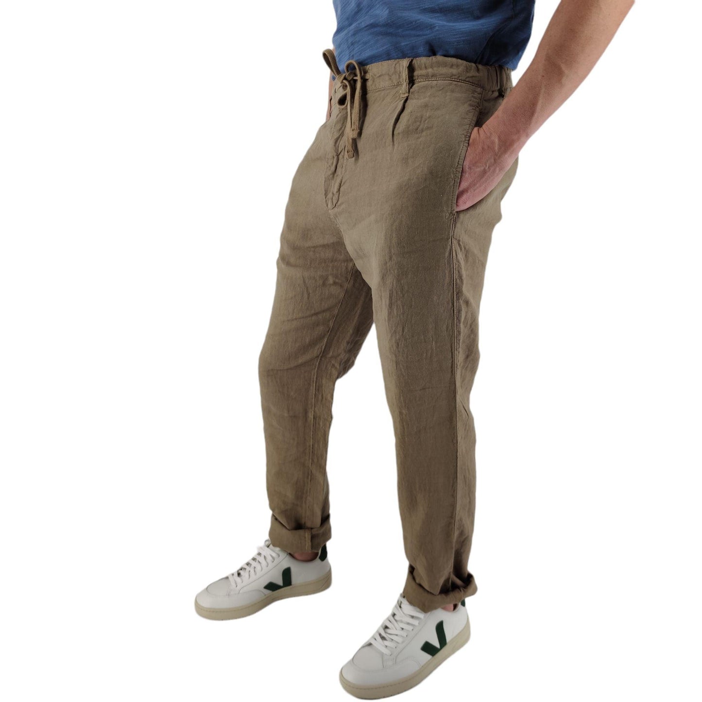 Pantaloni Tanker Uomo Marroni