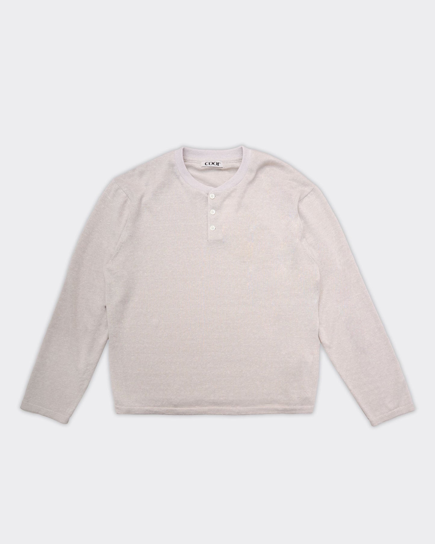 Longsleeve Linen And Wool Oatmeal