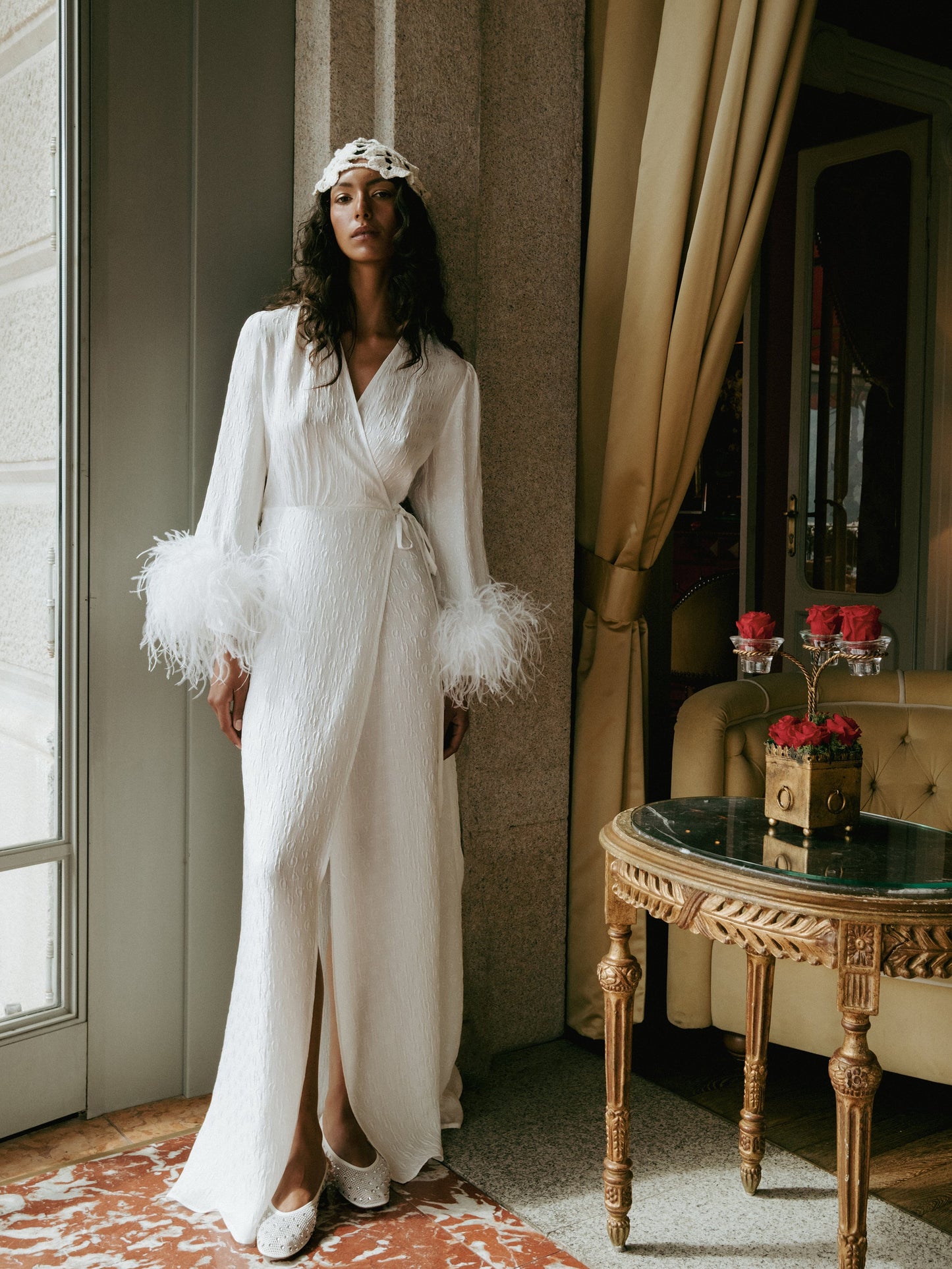 Iris Dress Lucent White