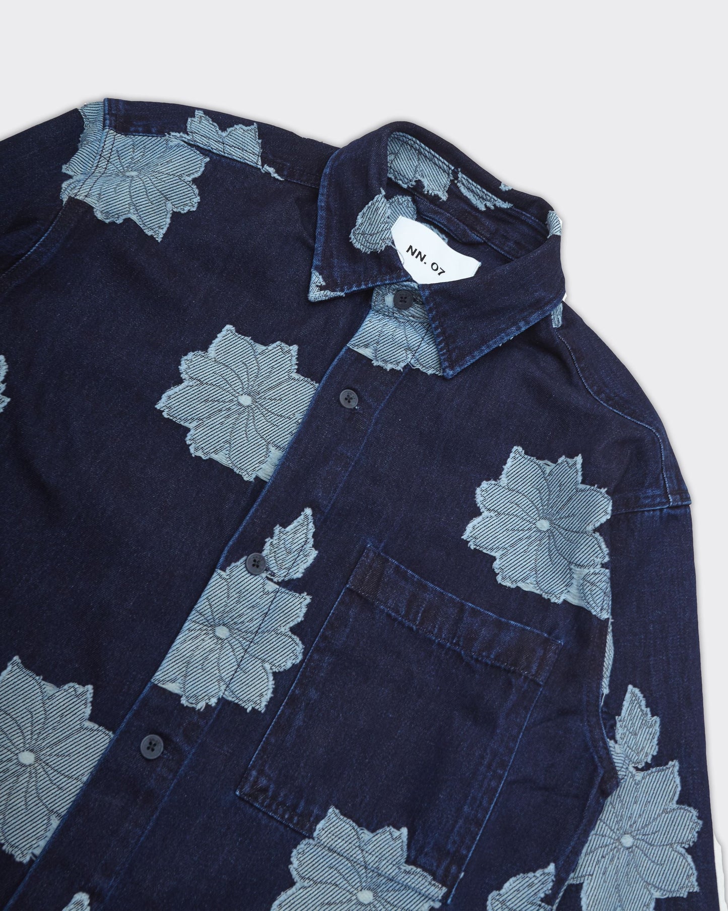 Camicia Adwin Jacquard Denim