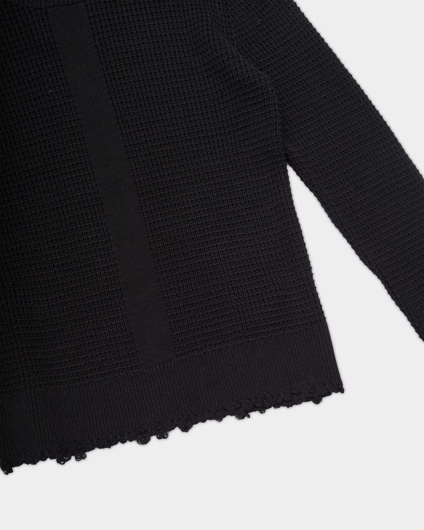 Crewneck Knit Shirt Rune Nero