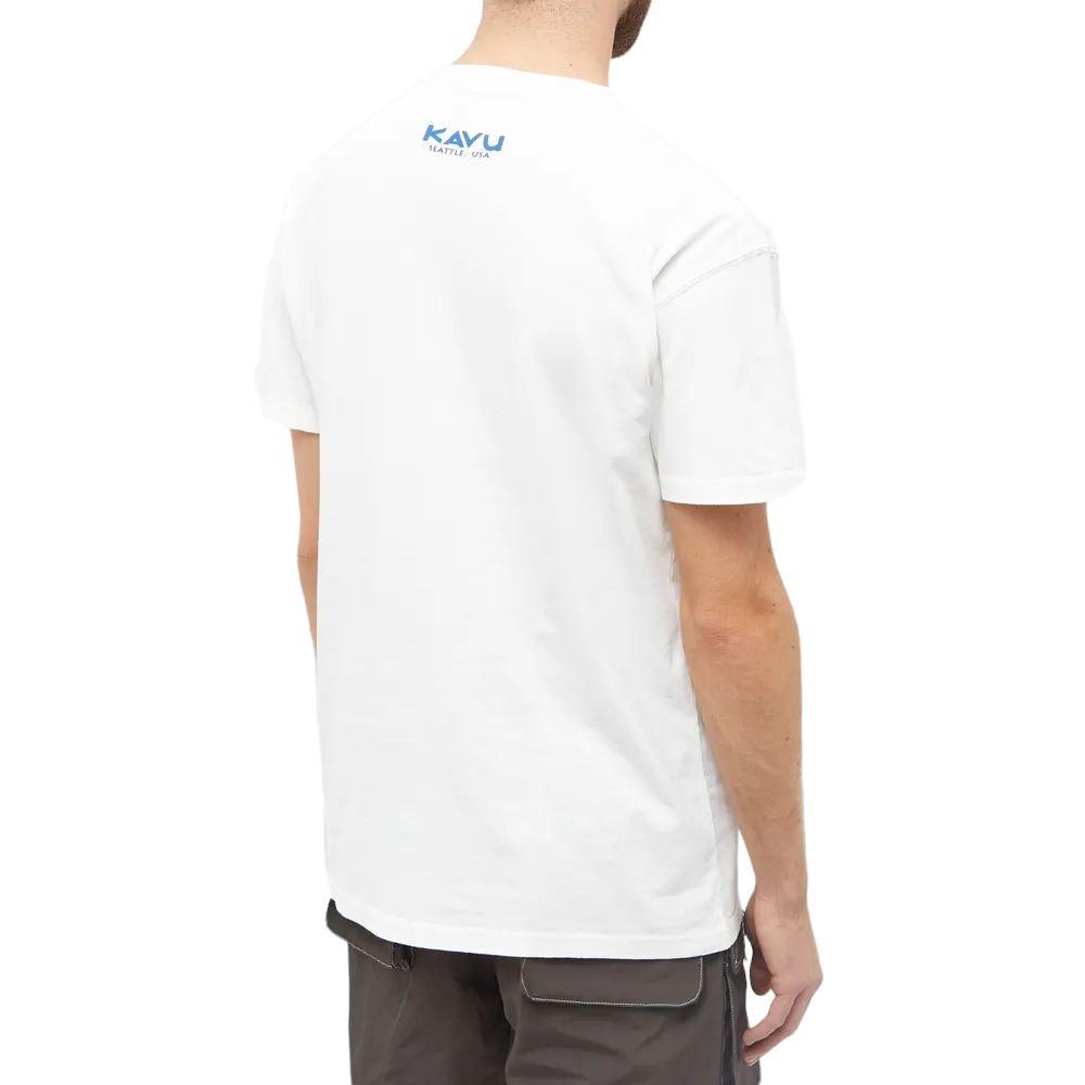 T-shirt Sticker Square Uomo Natural