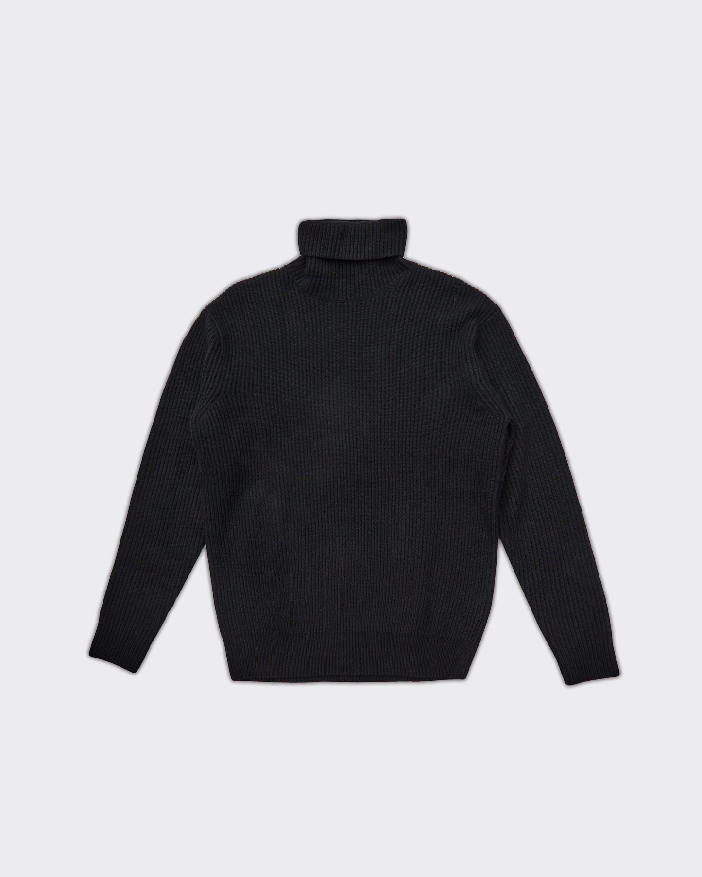 Maglione Eddie Knit Rib Rollneck Nero