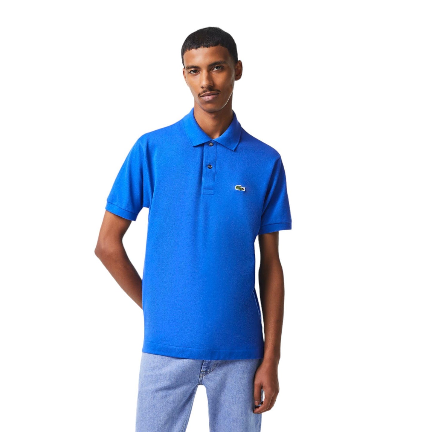 Polo Classic Fit Uomo Blu/Azzurro