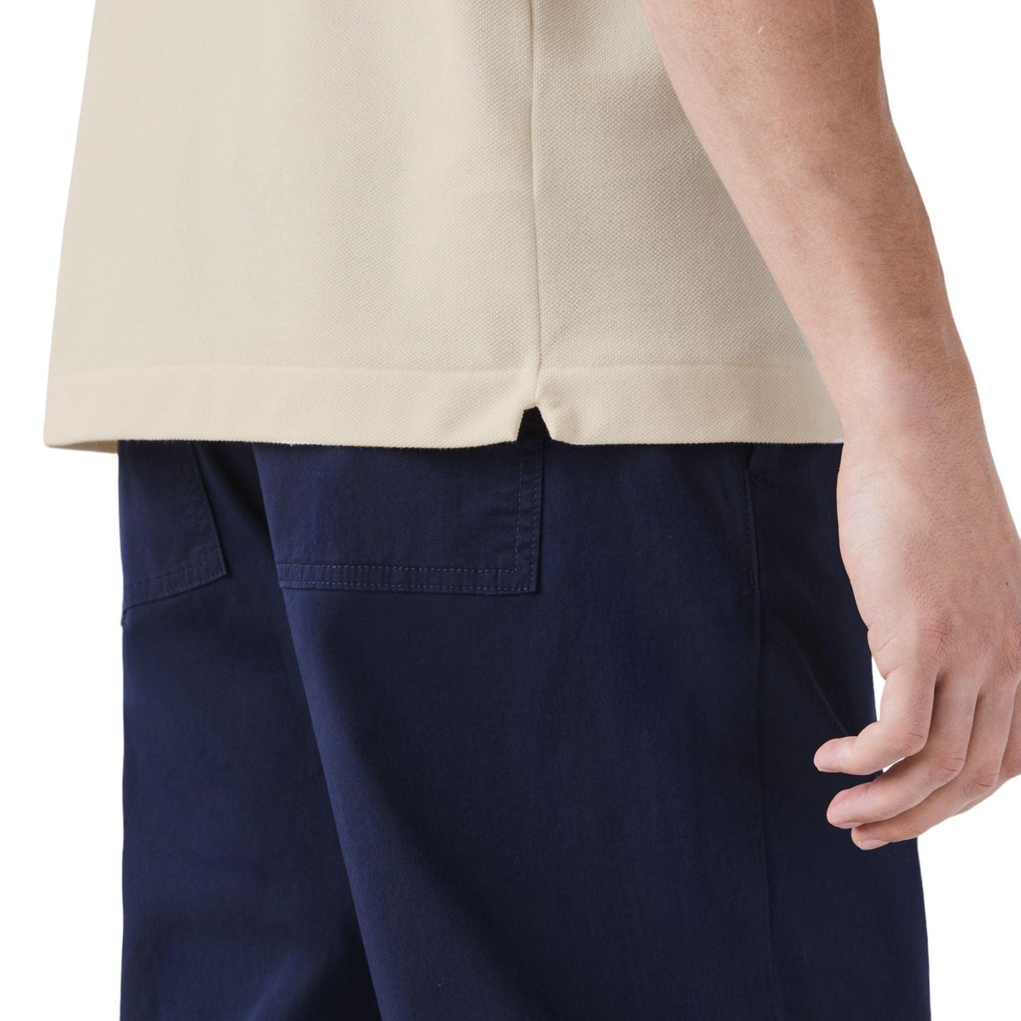 Polo Classic Fit Uomo Panna