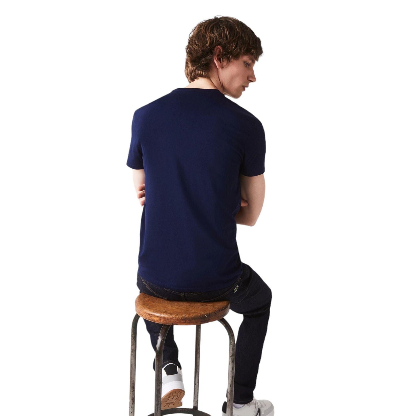 T-shirt Classic In Pima Uomo Blue Navy