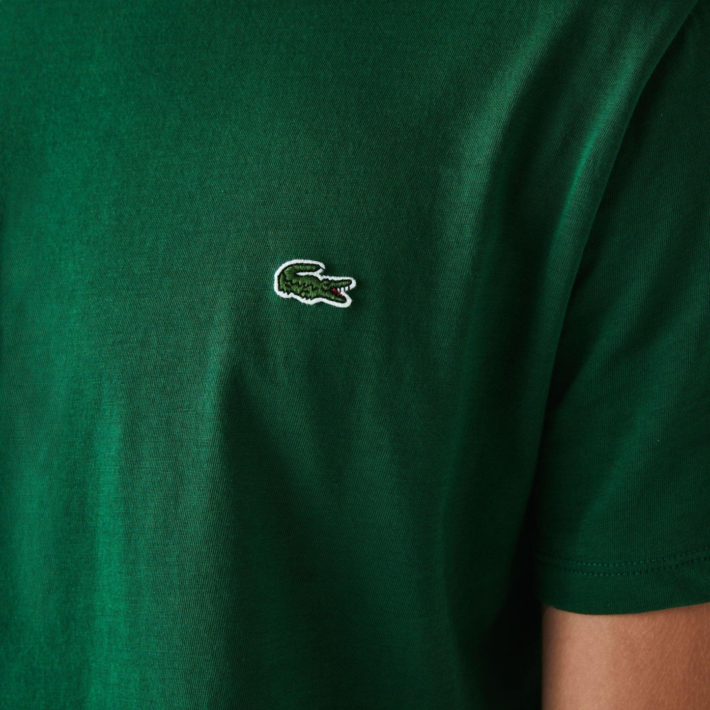T-shirt Classic In Pima Uomo Verde Smeraldo