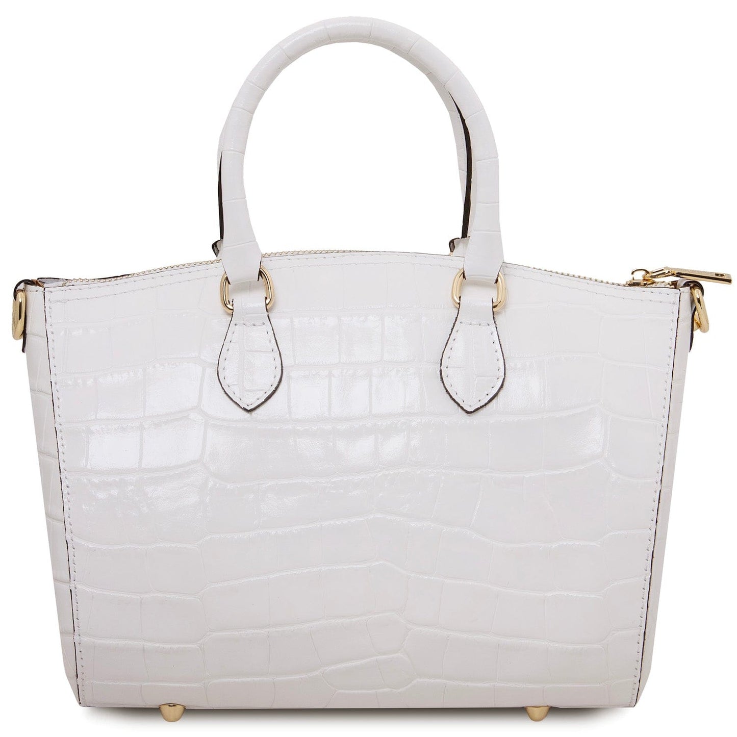 Layla - Croc print leather small duffle handbag | TL142398