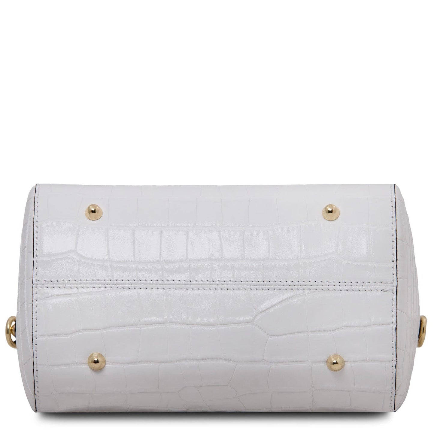 Layla - Croc print leather small duffle handbag | TL142398