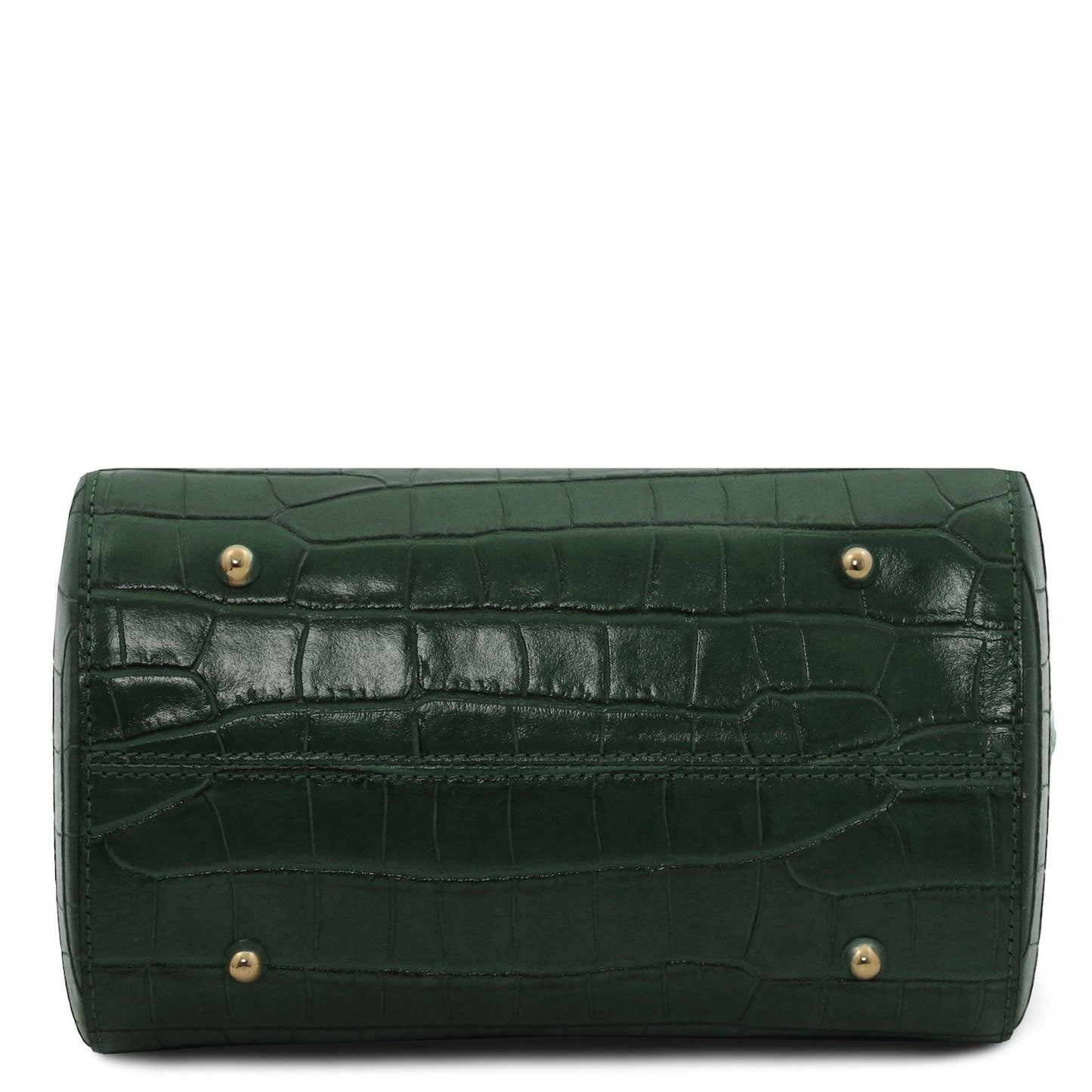 Layla - Croc print leather small duffle handbag | TL142398