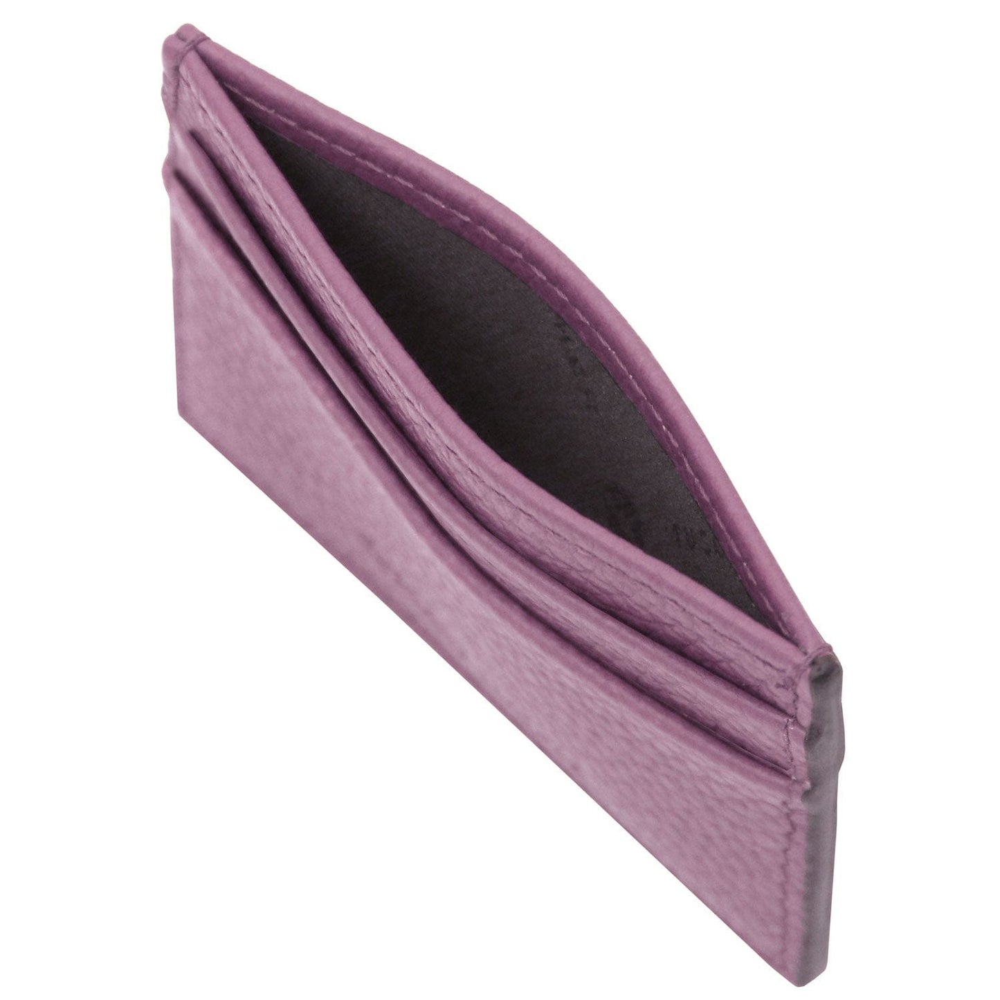 Leather card holder - 4 cards, pebbled leather | TL142474