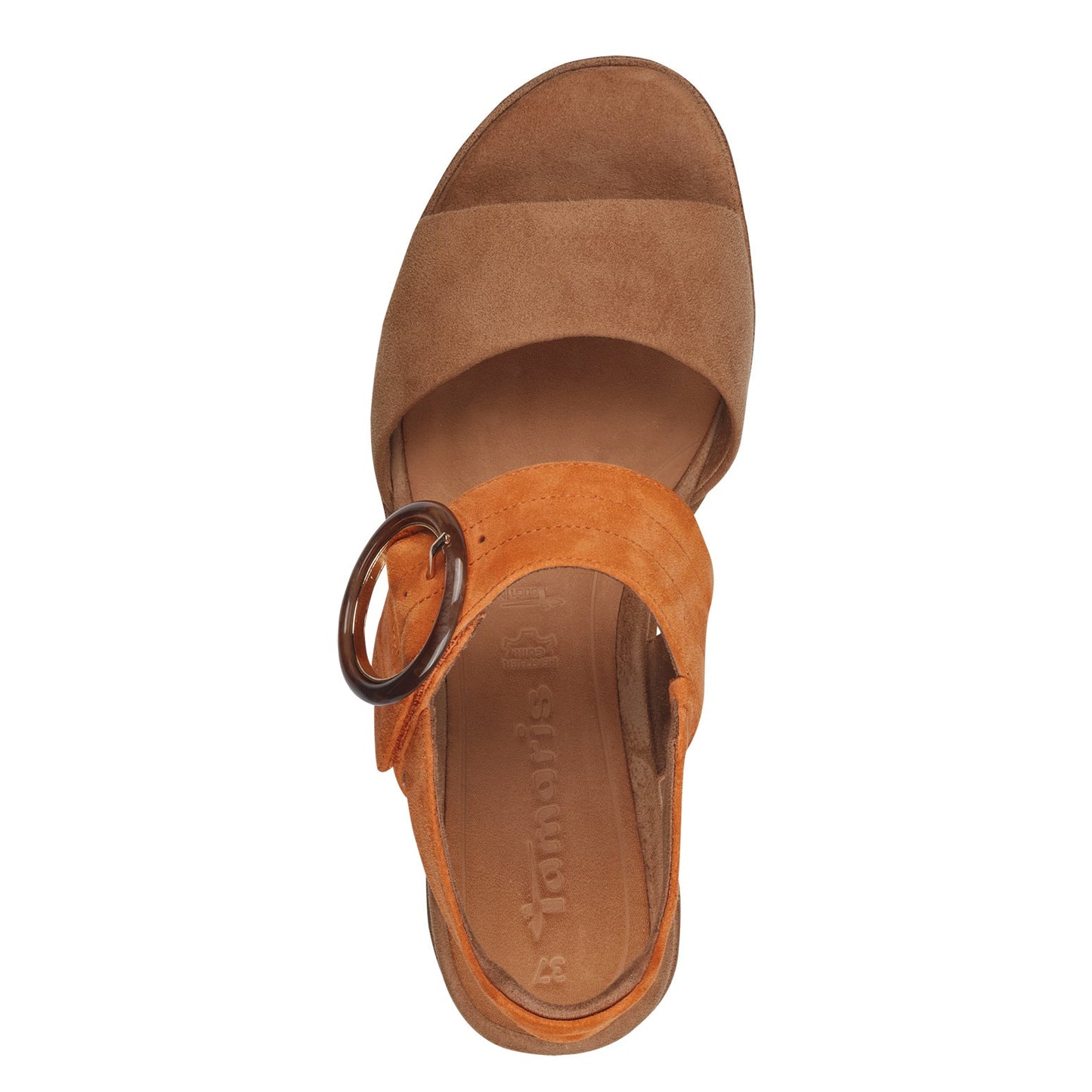 Sandalo Marrone Arancio