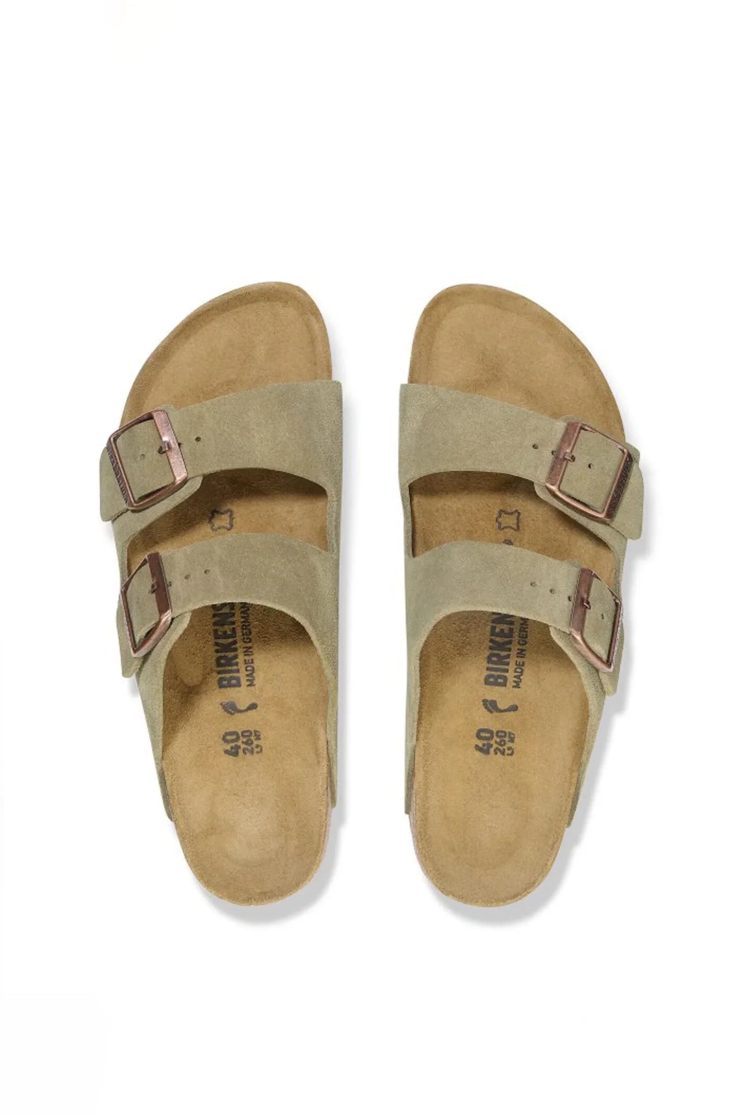 Birkenstock Arizona Pelle Scamosciata Taupe