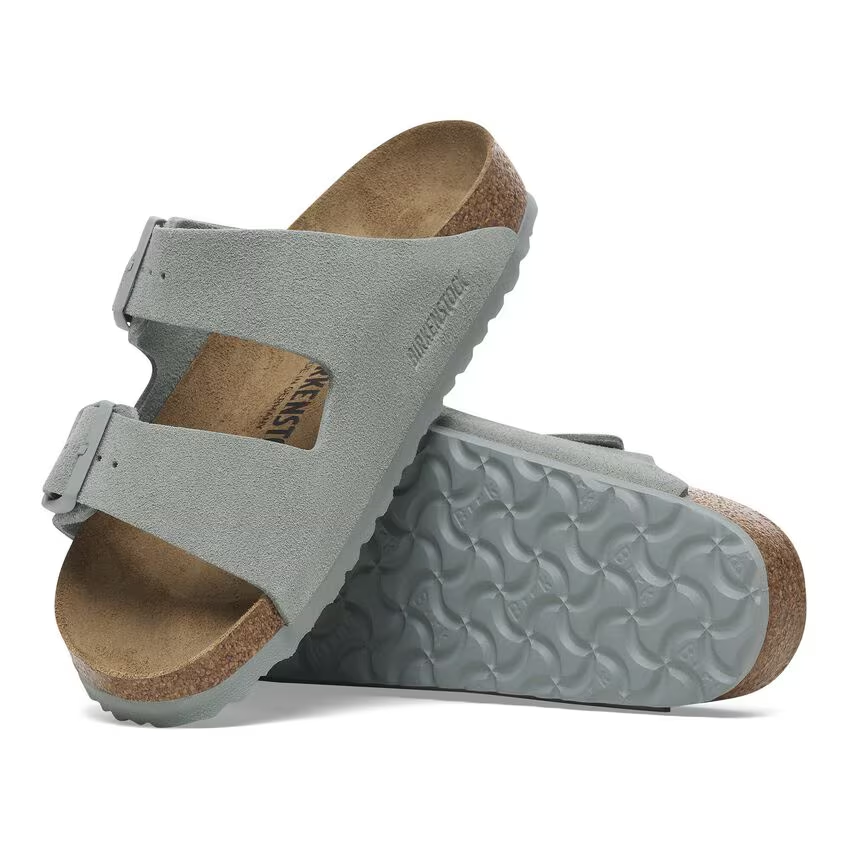Birkenstock Arizona Pelle Scamosciata Salvia