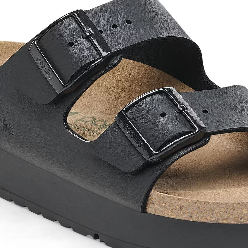 Birkenstock  Arizona Platform Nera PAP Flex