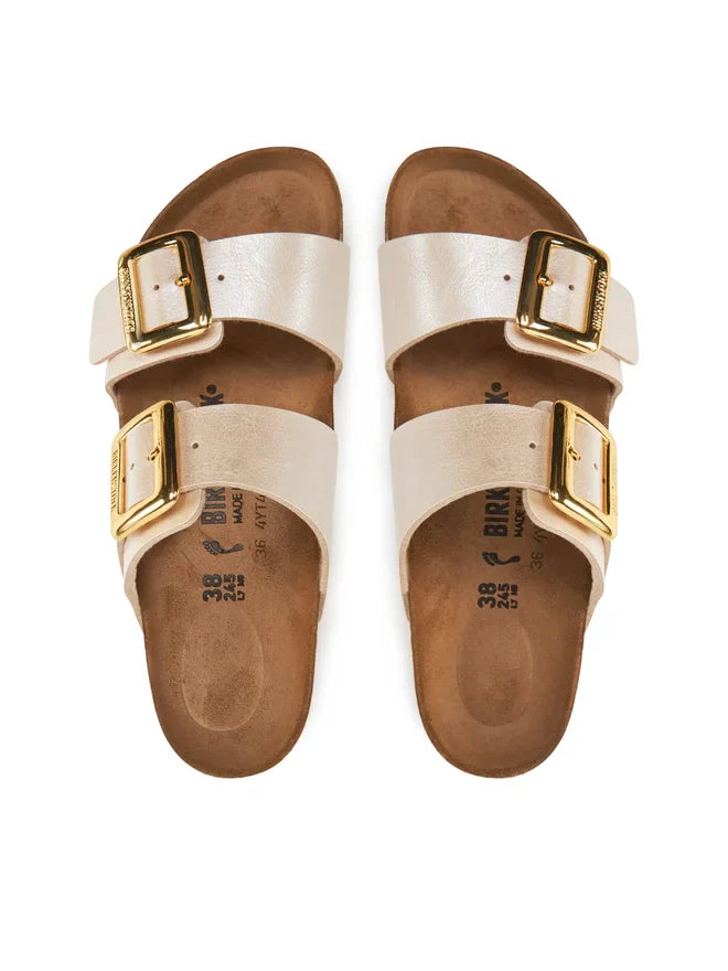 Birkenstock Sydney Cushion Buckle bianco perla