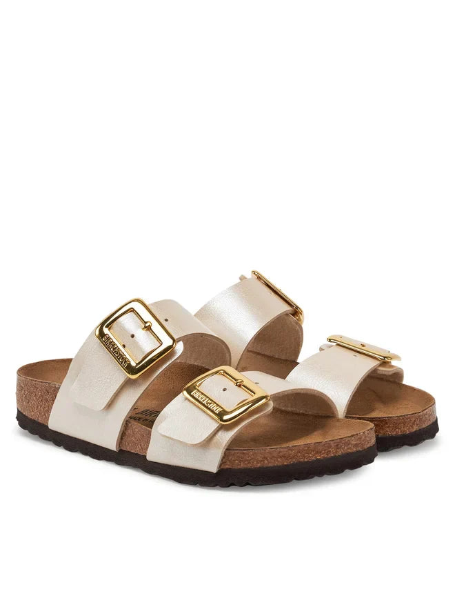 Birkenstock Sydney Cushion Buckle bianco perla