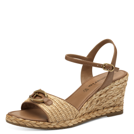 Tamaris Sandalo Corda Marrone