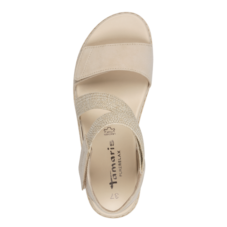Tamaris Sandalo Avorio plantare estraibile