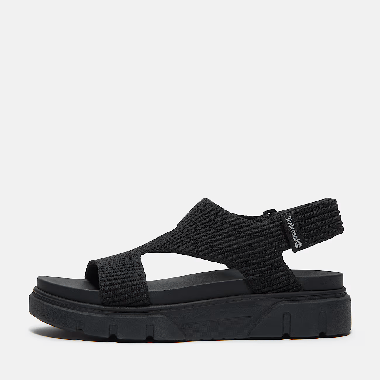 Timberland Sandalo con Cinturino Posteriore Greyfield da Donna in colore nero