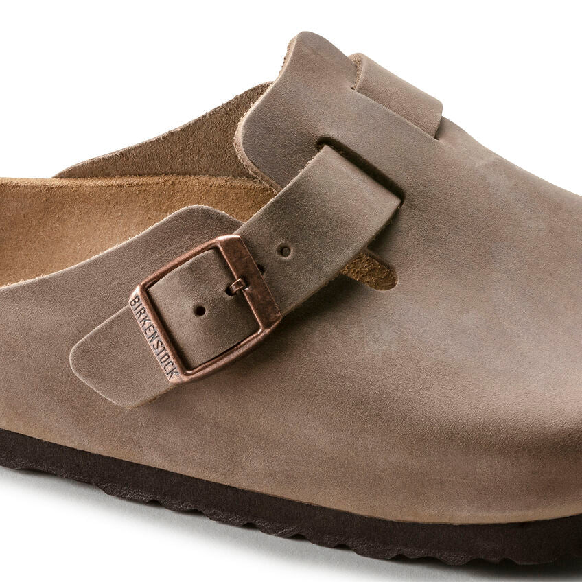 Birkenstock Boston Tabacco Brown pianta stretta