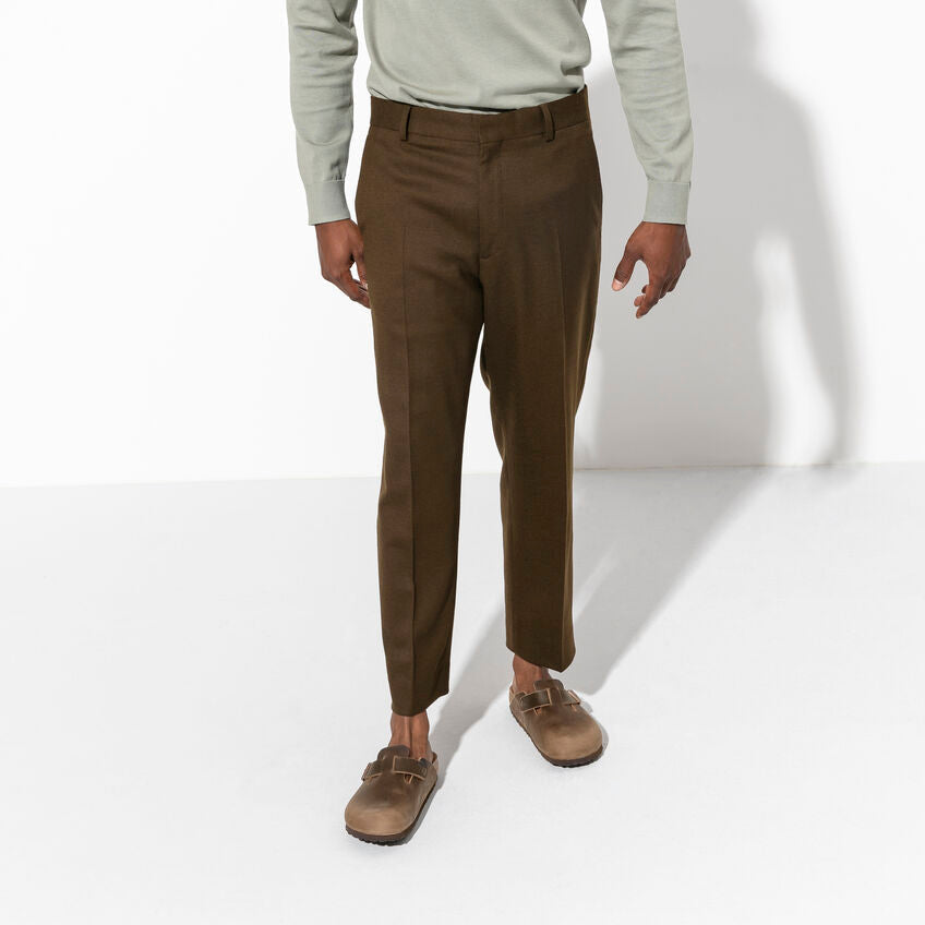 Birkenstock Boston Tabacco Brown pianta stretta