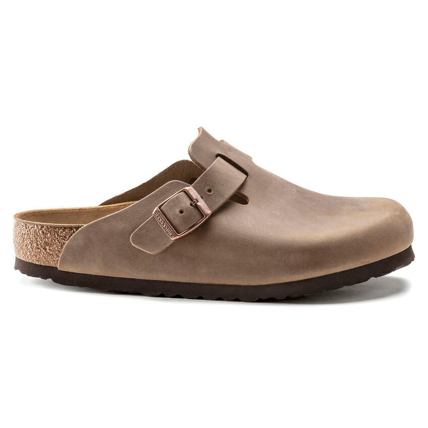 Birkenstock Boston Tabacco Brown pianta stretta