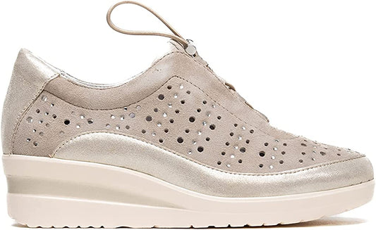 SCARPA LACCIO ELASTICO BEIGE