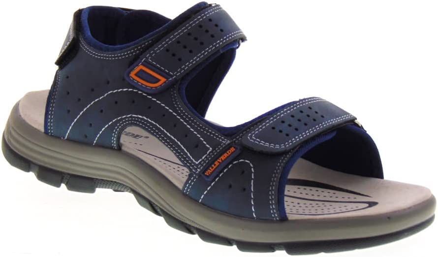 Valleverde Sandalo Blu con Velcro