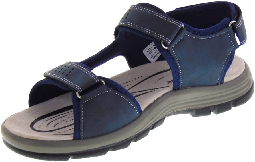 Valleverde Sandalo Blu con Velcro
