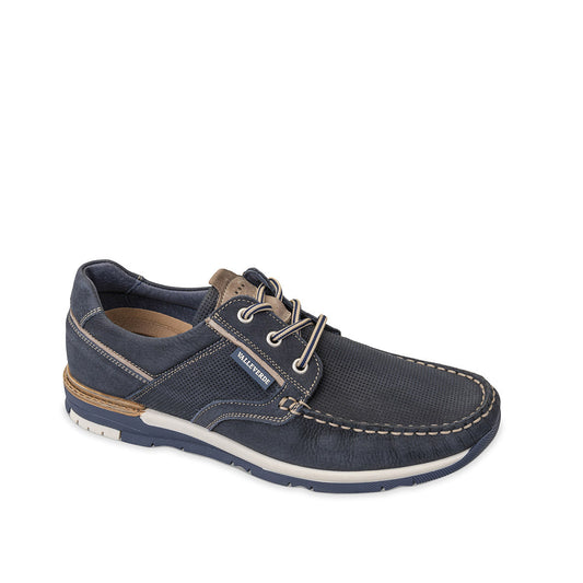 Valleverde Allacciata Nubuck Blu